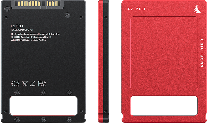 Angelbird AV PRO MK3 SATA III 2.5"""" Internal SSD, 1TB - 2