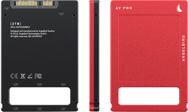 Angelbird AV PRO MK3 SATA III 2.5"""" Internal SSD, 2TB - 2