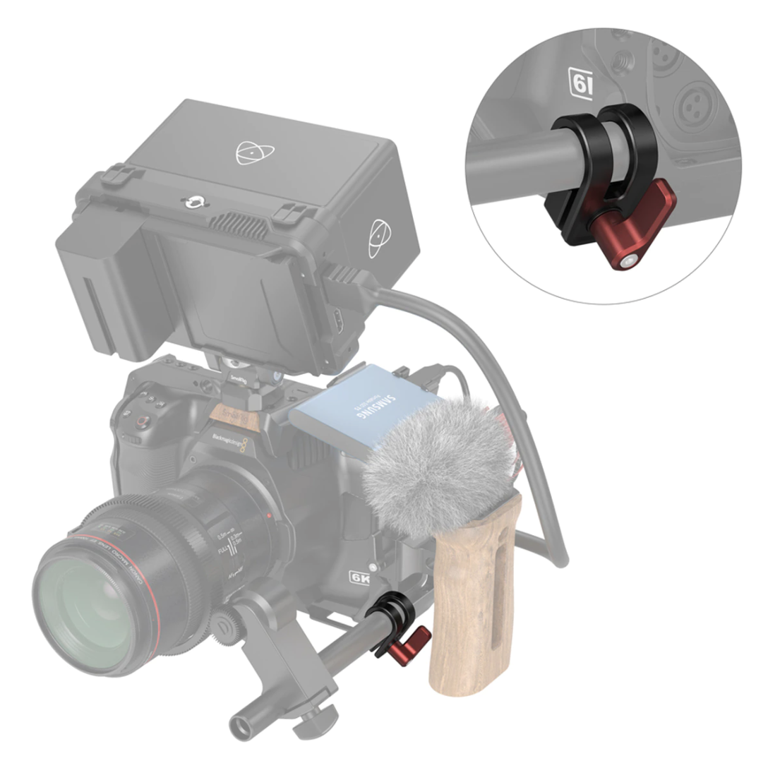 SmallRig 15mm Single Rod Clamp for BMPCC 6K PRO Cage 3276 - 6