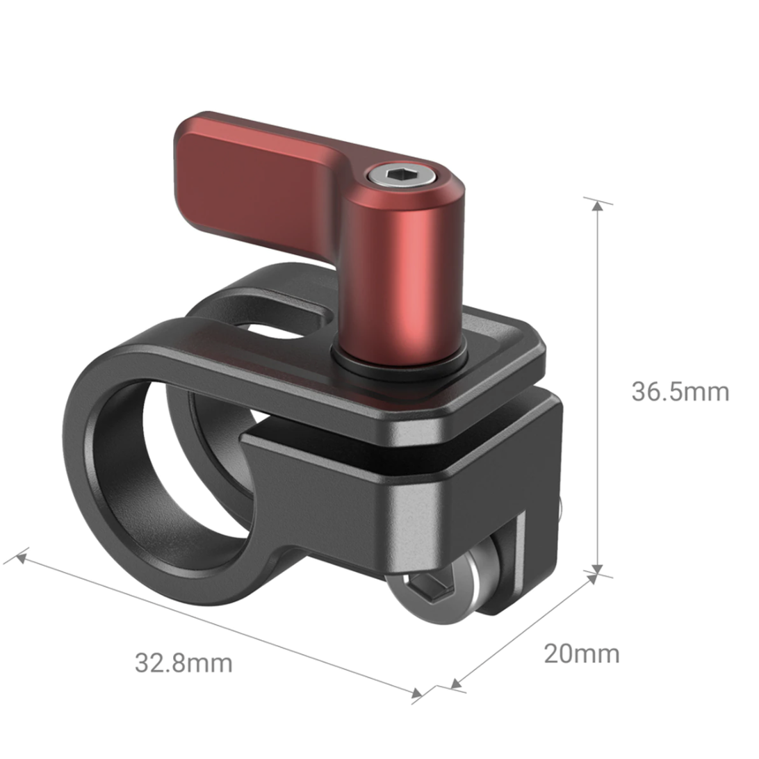 SmallRig 15mm Single Rod Clamp for BMPCC 6K PRO Cage 3276 - 2
