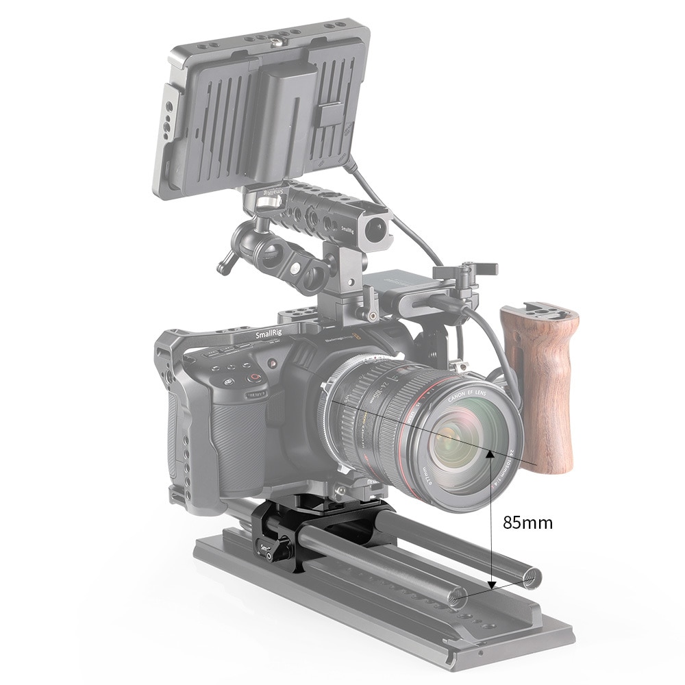 SmallRig Baseplate for BMPCC 4K (Manfrotto 501PL Compatible) 2266 - 7