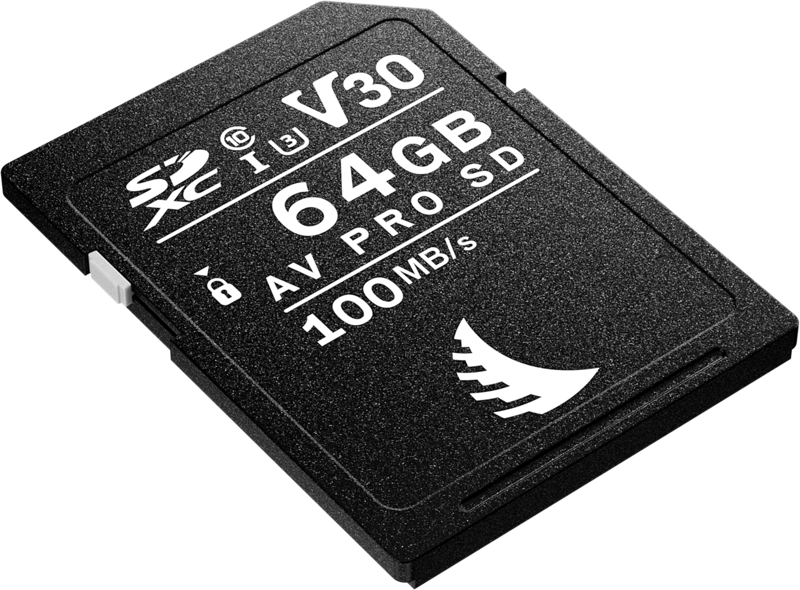 Angelbird SD AV PRO SDXC, SD 6.1, UHS-I, R100/W52 (V30) 64GB - 3