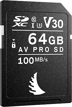 Angelbird SD AV PRO SDXC, SD 6.1, UHS-I, R100/W52 (V30) 64GB