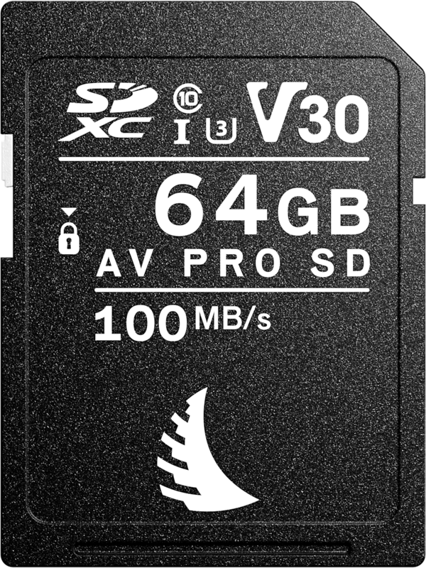 Angelbird SD AV PRO SDXC, SD 6.1, UHS-I, R100/W52 (V30) 64GB - 2