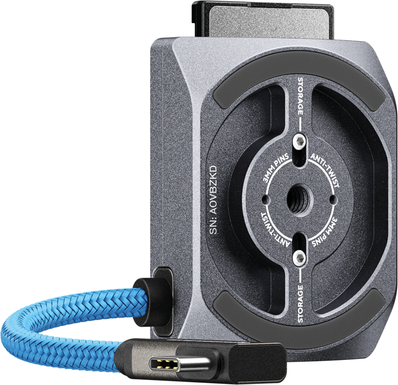 Angelbird Kondor Blue CFexpress B Recording Module (MagSafe Compatible External) Space Gray - 6