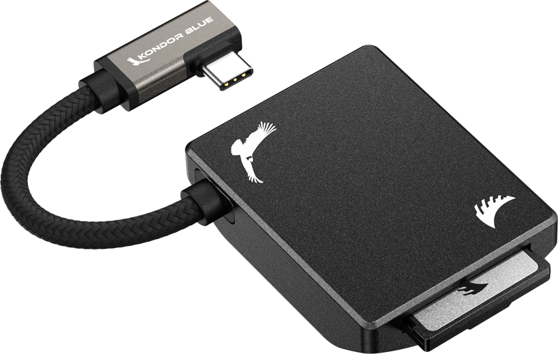 Angelbird Kondor Blue CFexpress B Recording Module (MagSafe Compatible External) Raven Black - 5