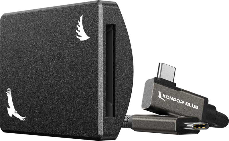 Angelbird Kondor Blue CFexpress B Recording Module (MagSafe Compatible External) Raven Black - 3