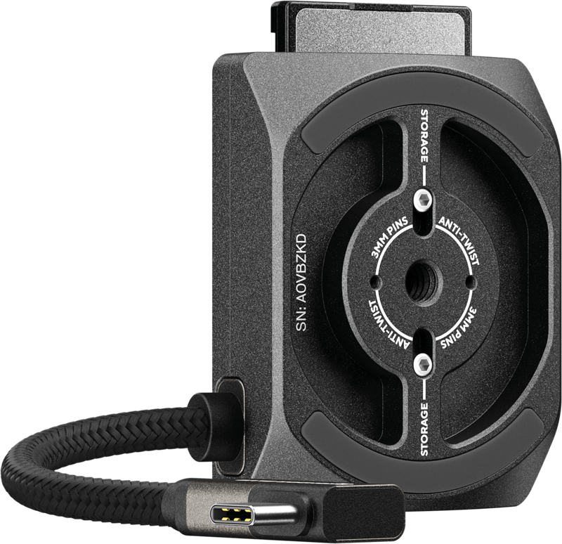 Angelbird Kondor Blue CFexpress B Recording Module (MagSafe Compatible External) Raven Black - 6