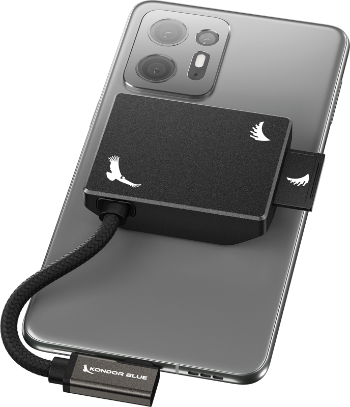 Angelbird Kondor Blue SD Recording Module (MagSafe Compatible External) Raven Black - 2