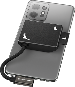 Angelbird Kondor Blue SD Recording Module (MagSafe Compatible External) Raven Black