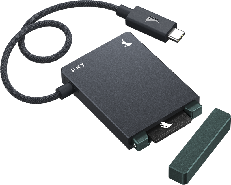 Angelbird Cardreader PKT I SD 4.0/SDXC I UHS-I/UHS-II I USB 4.0 I USB-C 3.2 Gen 1, up to 5 Gb/s conn - 3