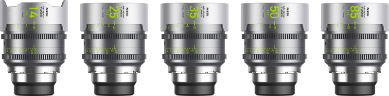 NiSi Athena Tuned Cine Lens Set PL-Mount