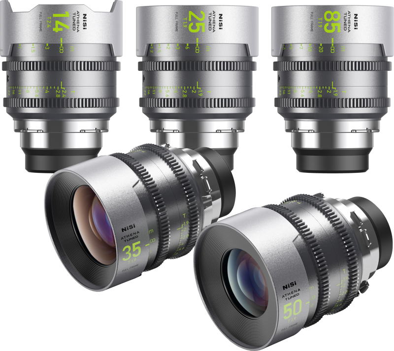 NiSi Athena Tuned Cine Lens Set PL-Mount - 2
