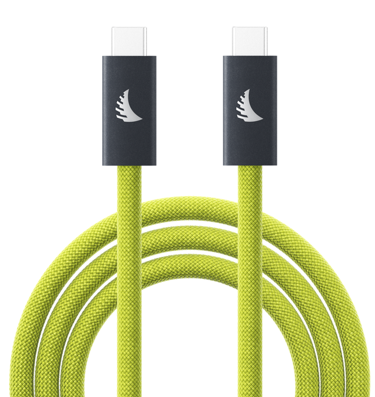 Angelbird Cable I USB-C 3.2 I Solid Flex Tether Cable I Lime I 4,5 m