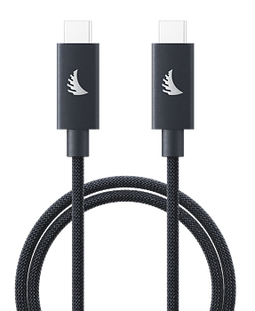 Angelbird Cable I USB-C 4.0 I Solid Flex Cable I Blue Gray I 32 cm