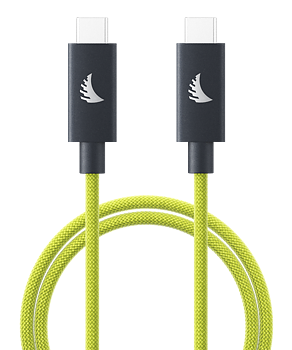 Angelbird Cable I USB-C 4.0 I Solid Flex Cable I Lime I 1 m