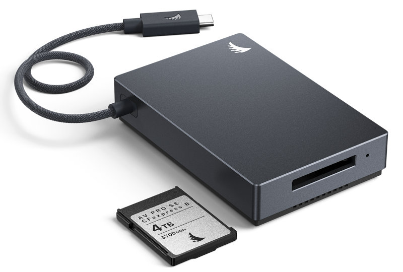 Angelbird Cardreader I Performance Card Reader CFexpress B I USB-C 4.0 Gen 3x2 I up to 40 Gb/s conne - 4
