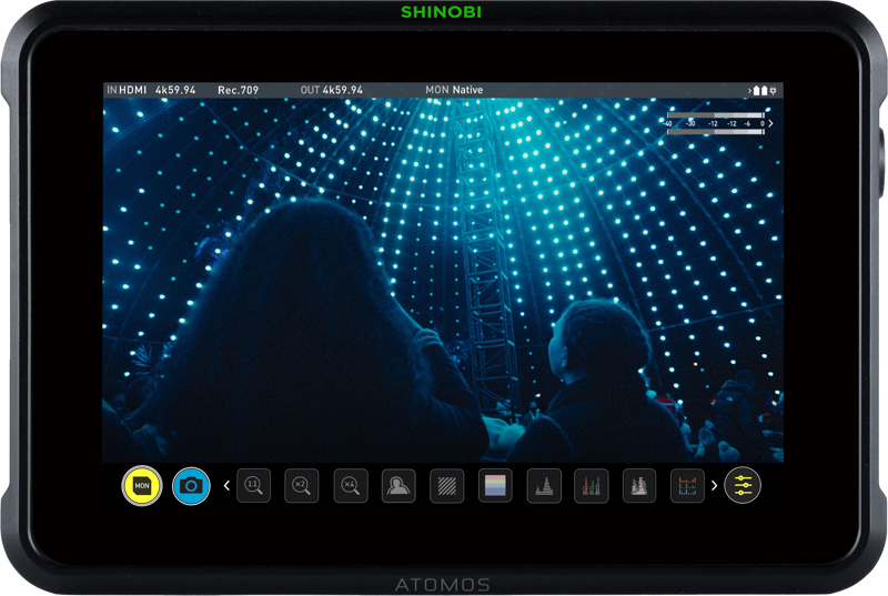 Atomos Shinobi 7 - 7” 4K HDMI & SDI HDR Photo & Video Monitor – för filmskapare