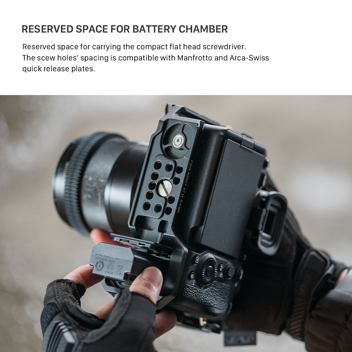 Tilta Camera Cage for Sony a7 IV Pro Kit - Black - 9