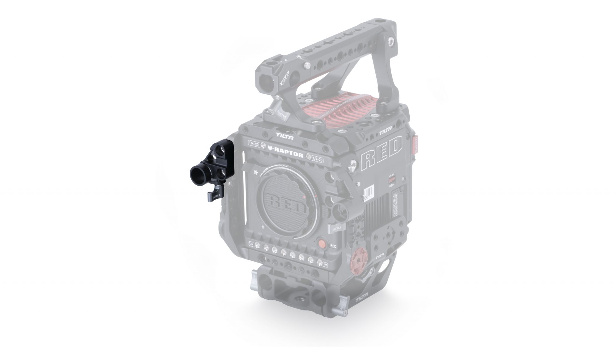 Tilta Left Side Single Rod Holder for RED V-RAPTOR