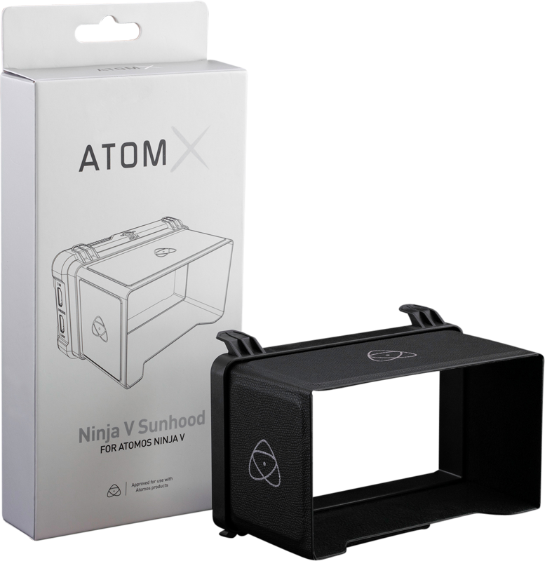 Atomos AtomX  Sunhood For Ninja V/V+ and Shinobi (Black) – för filmskapare