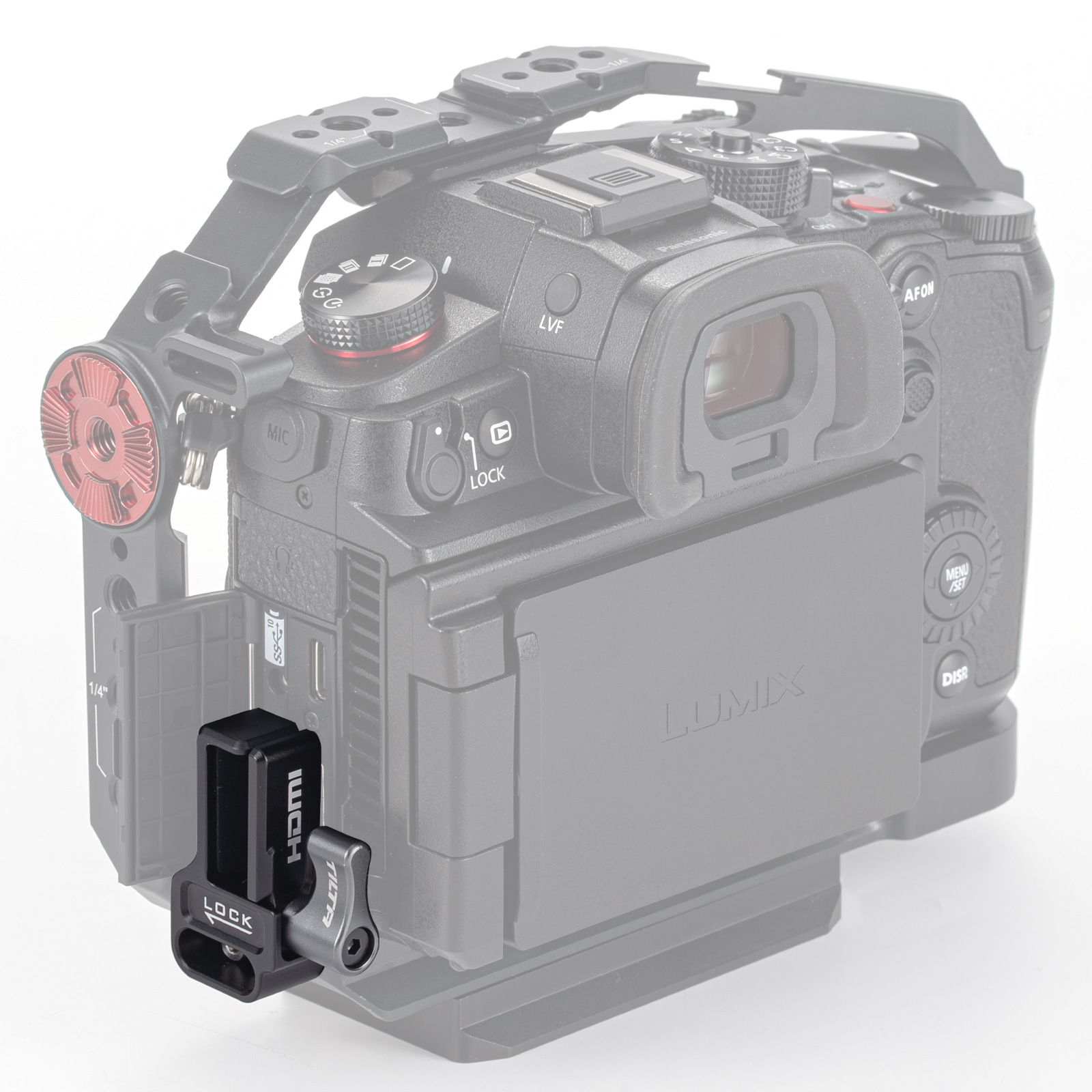 Tilta HDMI Clamp Attachment for Panasonic GH6 - Black