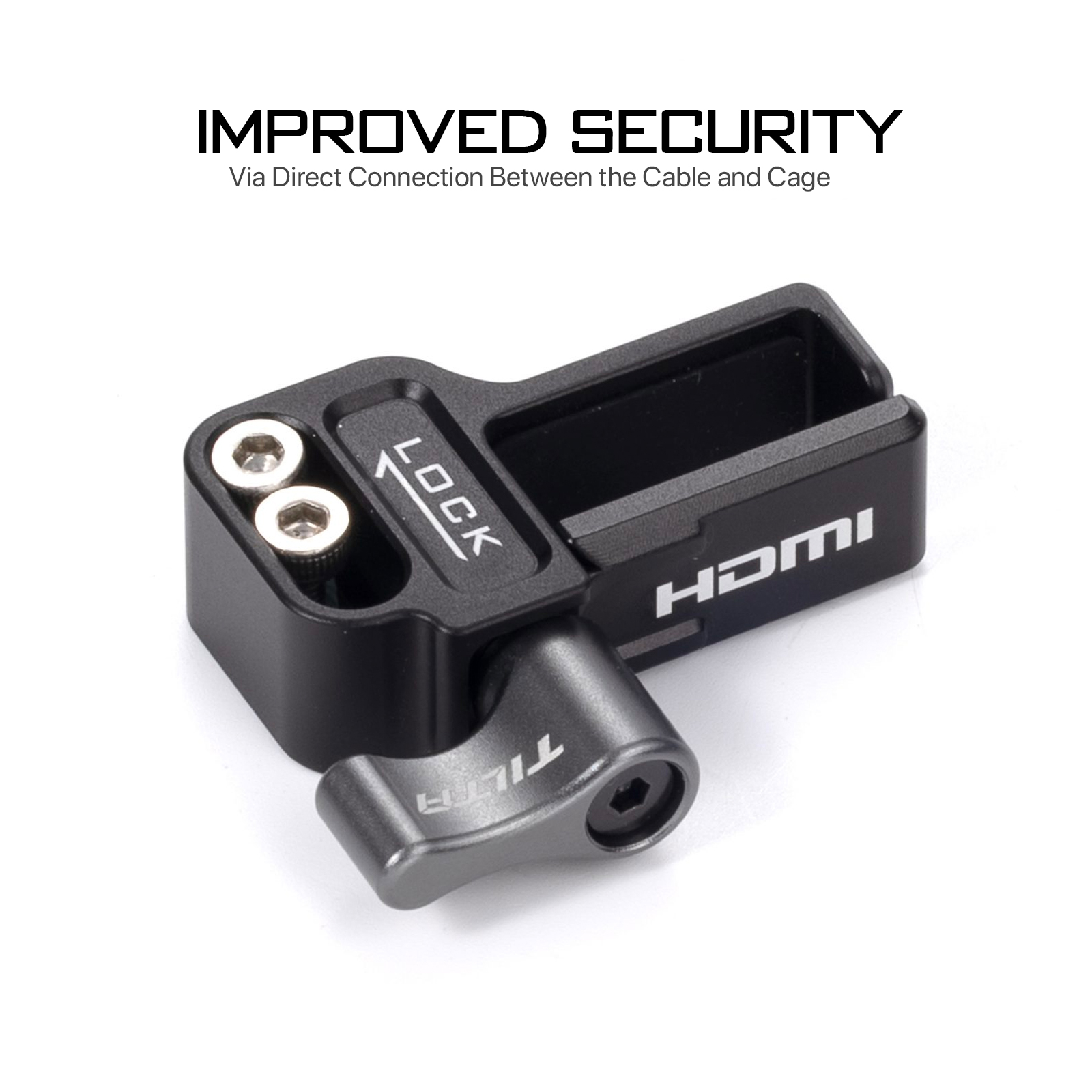 Tilta HDMI Clamp Attachment for Panasonic GH6 - Black - 7