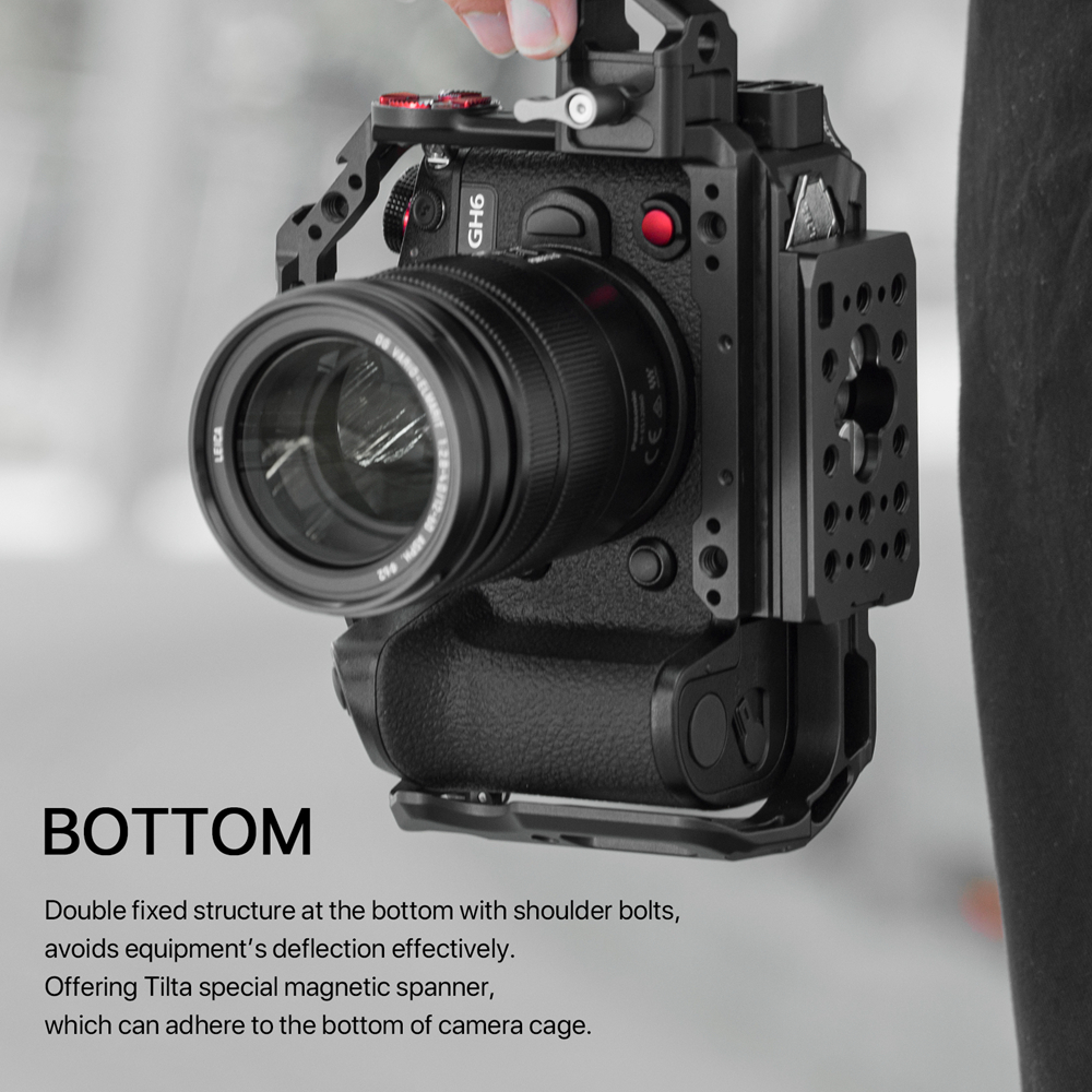 Tilta Camera Cage for Panasonic GH6 Basic Kit - Black - 2