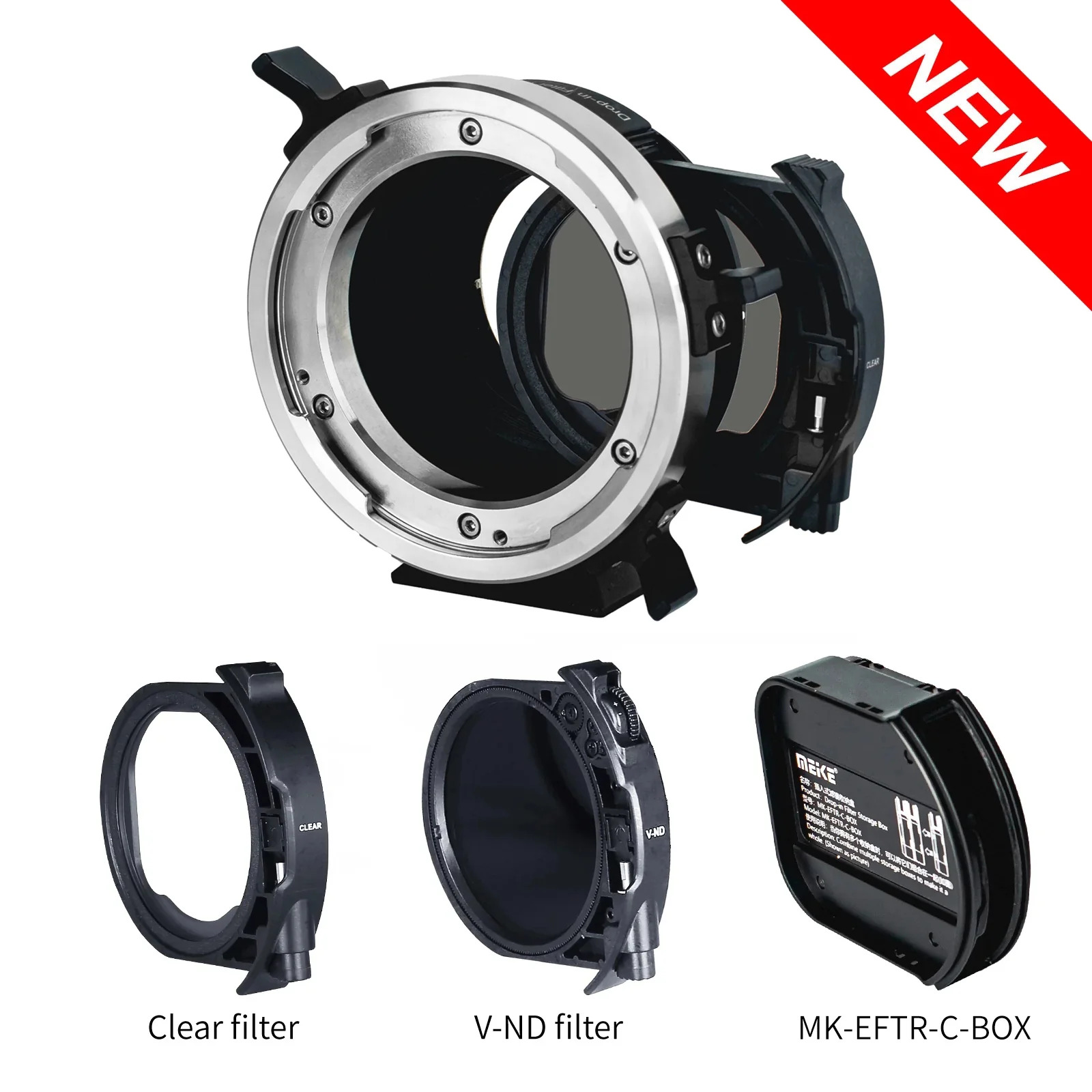 Meike Drop-in Filter Mount Adapter for PL Till L Mount Cine Lens - 3