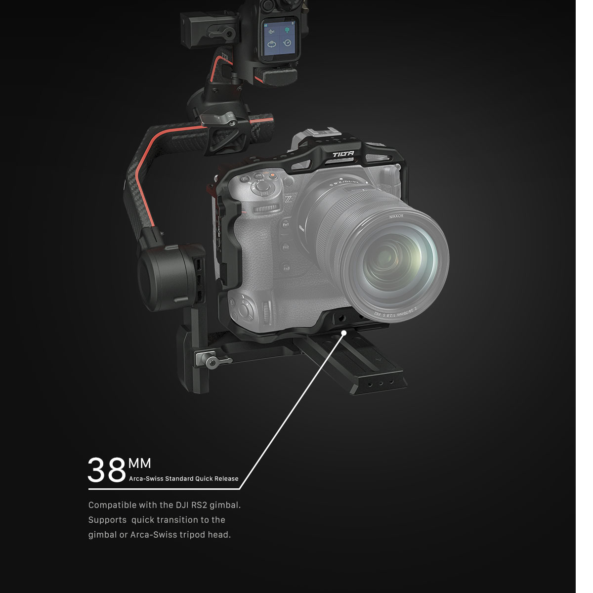 Tilta Camera Cage for Nikon Z9 Basic Kit - Black - 10