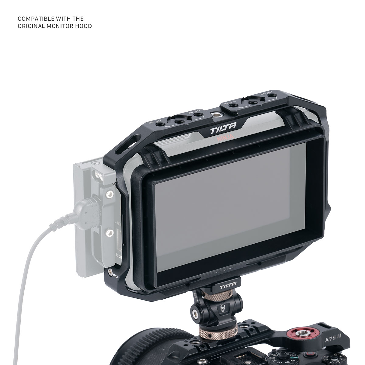 Tilta Tiltaing Monitor Cage for Atomos Ninja V - Black - 9