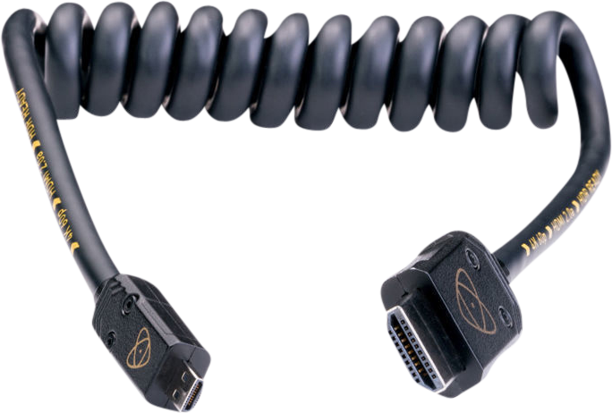 Atomos HDMI 4K60p  Micro to Full 30cm die cast connector (60cm Extended) – för filmskapare