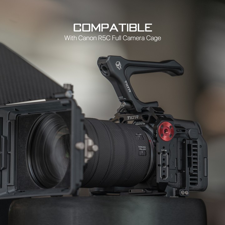 Tilta EF Mount Adapter Support for Canon R5C - Black - 3