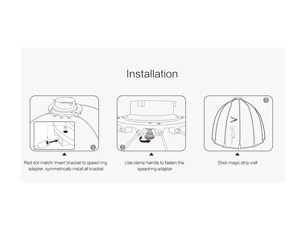 Aputure Softbox Light Dome 90 cm - 4