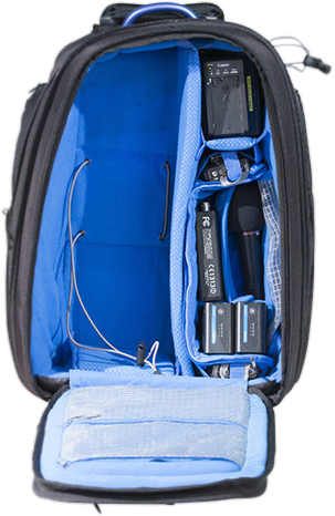 Orca OR-26 Camera Backpack With Built In Trolley - 16
