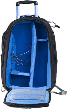 Orca OR-26 Camera Backpack With Built In Trolley - 17