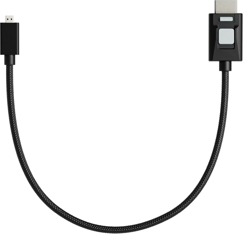 Atomos 4kP60 Locking HDR Micro to Full HDMI 30cm High Speed Cable