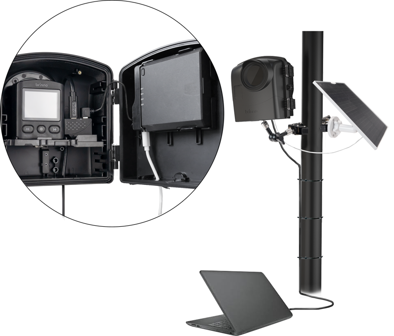 Brinno ASP1000-P Solar Power Kit – för filmskapare - 4