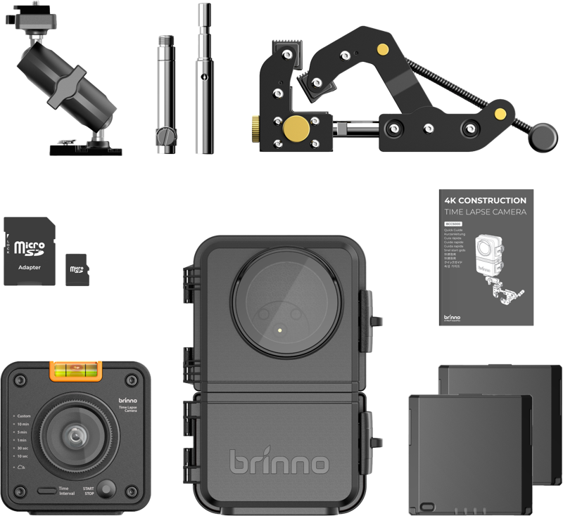 Brinno BCC5000 4K Construction Camera Bundle - 8