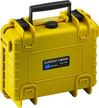 B&W Outdoor Cases B&W Outdoor Case Type 500 Gul (utan inredning)