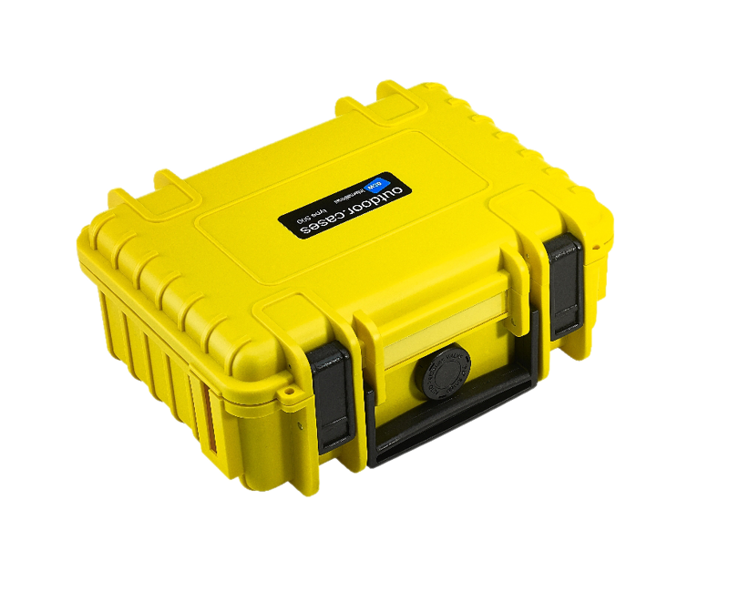 B&W Outdoor Cases B&W Outdoor Case Type 500 Gul (utan inredning) - 4