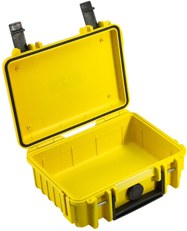 B&W Outdoor Cases B&W Outdoor Case Type 500 Gul (utan inredning)