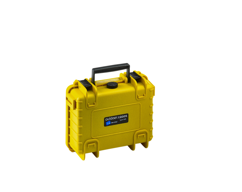 B&W Outdoor Cases B&W Outdoor Case Type 500 Gul (utan inredning) - 5