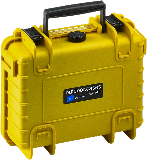 B&W Outdoor Cases Type 500 Gul (m. skumplast) - 8