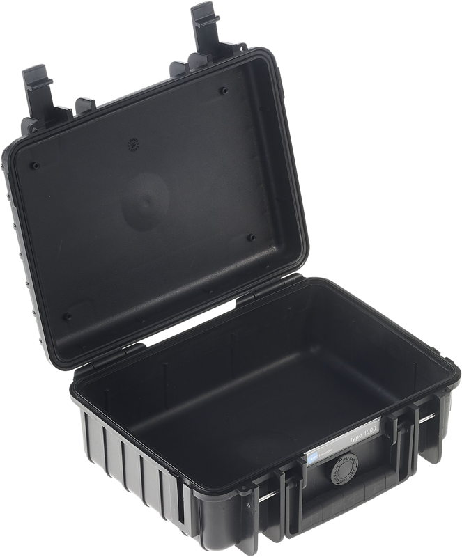 B&W Outdoor Cases Type 1000 Svart (utan inredning)