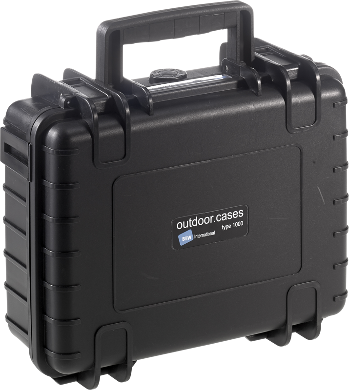 B&W Outdoor Cases Type 1000 Svart (m. skumplast) - 7