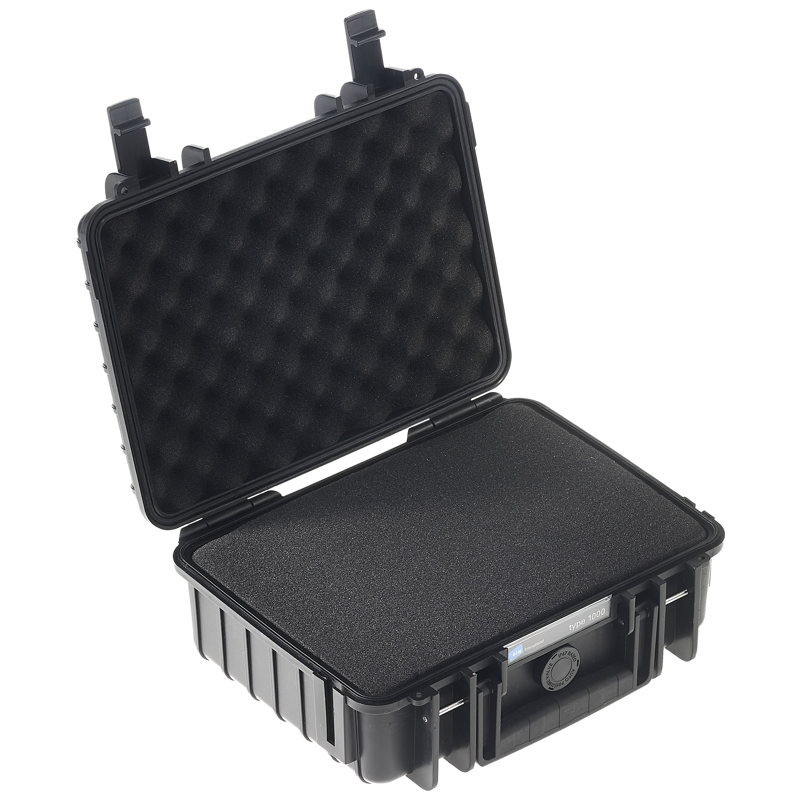 B&W Outdoor Cases Type 1000 Svart (m. skumplast) - 5