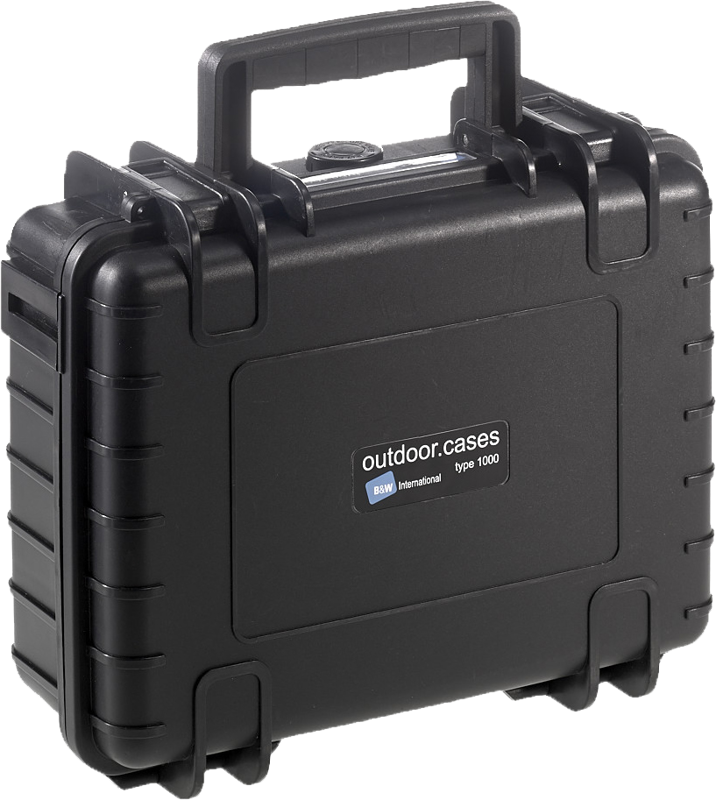 B&W Outdoor Cases Type 1000 Svart (m. skumplast) - 2