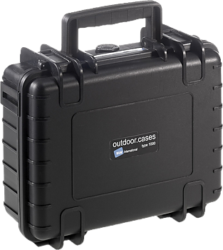 B&W Outdoor Cases Type 1000 Svart (m. inredning)