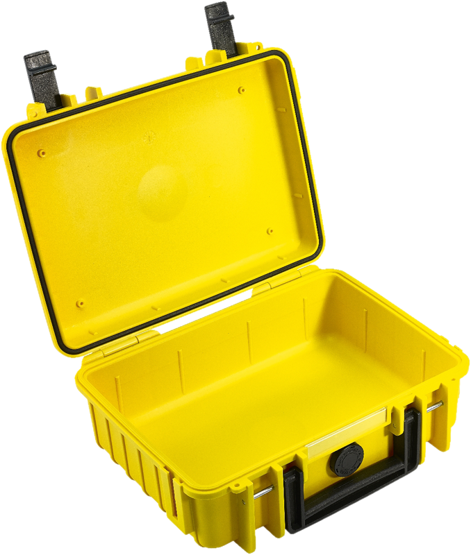 B&W Outdoor Cases Type 1000 Gul (utan inredning)